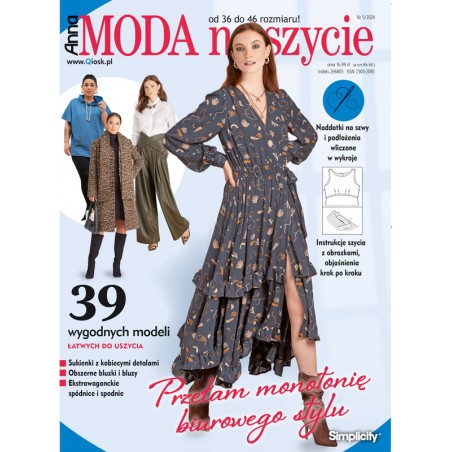 Anna Moda na szycie 5/2024