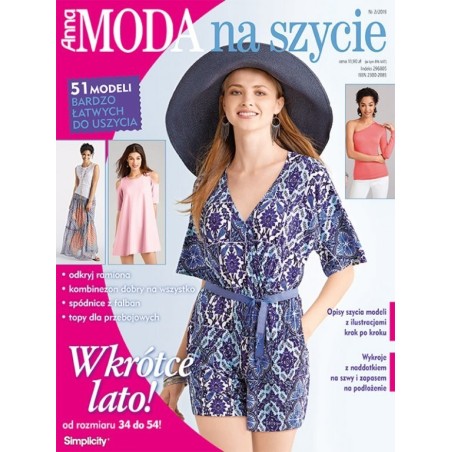 Anna Moda na szycie 2/2019