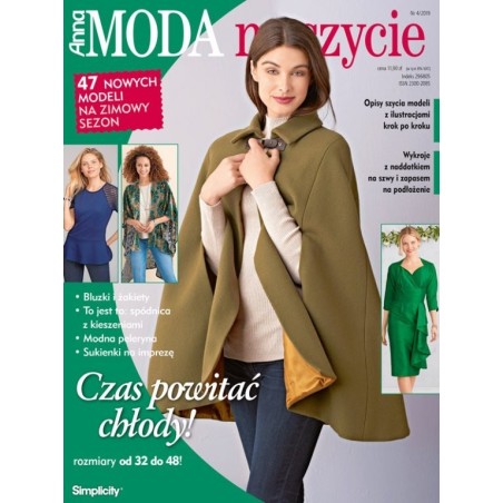 Anna Moda na szycie 4/2019