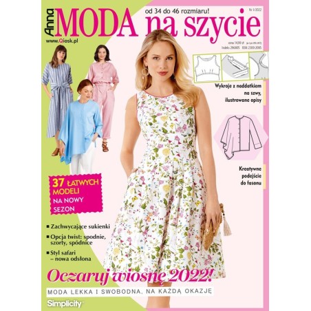 Anna Moda na szycie 1/2022